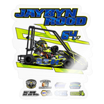 Jaybyn Rood | 2025 |  Kiss-Cut Vinyl Decal 2 - transparent glossy
