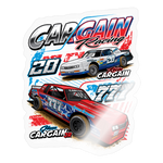 Cargain Racing | 2025 |  Kiss-Cut Vinyl Decal 2 - transparent glossy