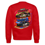 Mackey Racing | 2025 | Adult Crewneck Sweatshirt - red