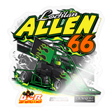 Lochlan Allen | 2025 |  Kiss-Cut Vinyl Decal 2 - transparent glossy