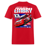 James Dale | Embry Racing | 2026 | Adult T-Shirt - red