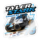 Tyler Stark | 2024 | Kiss-Cut Vinyl Decal 2 - white glossy