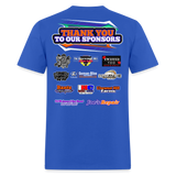 Pist-N-Broke Motorsports | 2025 | Adult T-Shirt - royal blue