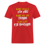 Live Life Full Throttle | FSR Merch | Adult Shirt - red