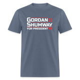 Gordon Shumway For President 88 | Adult T-Shirt - denim