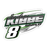 Jordan Kibbe | 2023 |  Kiss-Cut Vinyl Decal - white matte