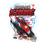 Jordan Kibbe | 2025 |  Kiss-Cut Vinyl Decal 2 - white matte
