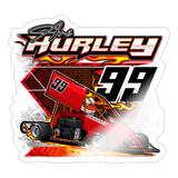 Ari Hurley | 2025 |  Kiss-Cut Vinyl Decal 2 - white glossy