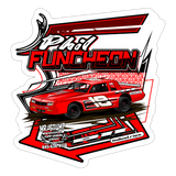 Phil Funcheon | 2025 |  Kiss-Cut Vinyl Decal 2 - white matte