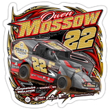 Owen Mossow | 2026 | Kiss-Cut Vinyl Decal 2 - white matte