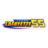 Jason Lafayette | 2026 | Kiss-Cut Vinyl Decal - white matte