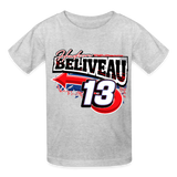 Hudson Beliveau | 2025 | Youth T-Shirt - heather gray