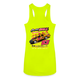 Jeff Hall | 2025 | Women’s Racerback Tank - neon yellow