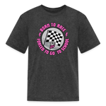 Born To Race | That Girl | Youth T-Shirt - heather black