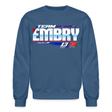 James Embry | Embry Racing | 2026 | Adult Crewneck Sweatshirt - indigo blue