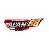 Alan Stipp | 2025 |  Kiss-Cut Vinyl Decal - transparent glossy