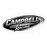 Campbell & Sons Racing | 2026 | Kiss-Cut Vinyl Decal - white glossy