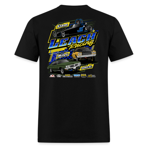 Liam Leach | Leach Racing | 2025 | Adult T-Shirt - black