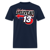 Hudson Beliveau | 2025 | Adult T-Shirt - navy