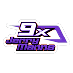 Jerry Manns | 2025 |  Kiss-Cut Vinyl Decal - white matte