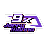 Jerry Manns | 2025 |  Kiss-Cut Vinyl Decal - white matte