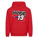 Hudson Beliveau | 2025 | Adult Hoodie - red