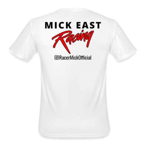 Mick East | 2025 | Men’s Moisture Wicking Performance T-Shirt 2 - white