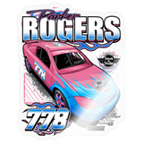 Parker Rogers | 2026 | Kiss-Cut Vinyl Decal 2 - transparent glossy