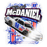 David McDaniel | 2026 | Kiss-Cut Vinyl Decal 2 - transparent glossy