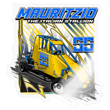 Mauritzio Martinelli | 2026 | Kiss-Cut Vinyl Decal 2 - transparent glossy