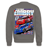 Embry Racing | 2026 | Adult Crewneck Sweatshirt - asphalt gray