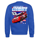 James Dale | Embry Racing | 2026 | Adult Crewneck Sweatshirt - royal blue
