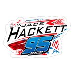 Jace Hackett | 2025 |  Kiss-Cut Vinyl Decal - white matte