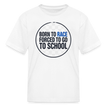 Born to Race Circle | Blue | Youth T-Shirt - white