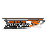Parker Foster | 2026 | Kiss-Cut Vinyl Decal - transparent glossy