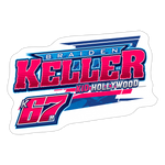 Braiden Keller | 2025 |  Kiss-Cut Vinyl Decal - white matte