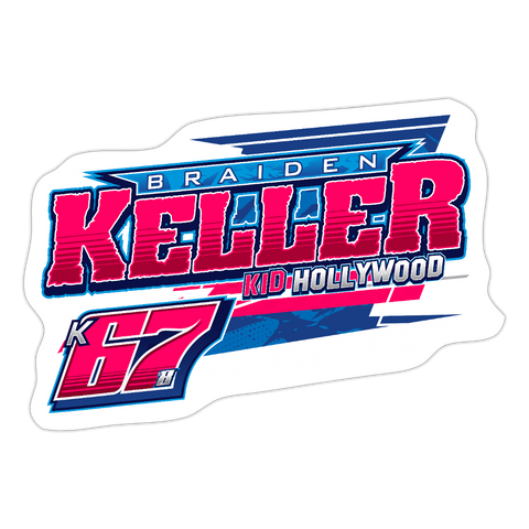Braiden Keller | 2025 |  Kiss-Cut Vinyl Decal - white matte