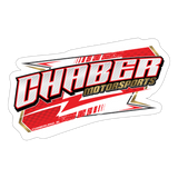 Chaber Motorsports | 2025 |  Kiss-Cut Vinyl Decal - white matte