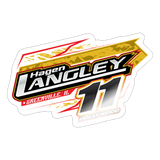 Hagen Langley | 2025 |  Kiss-Cut Vinyl Decal - white glossy