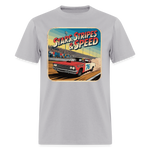 Vintage 76 | Stars Stripes & Speed | Adult T-Shirt - gravel 