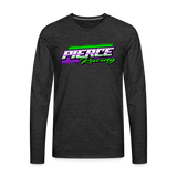 Pierce Racing | 2024 | Men's LS T-Shirt - charcoal grey