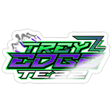 Trey Edge | 2026 | Kiss-Cut Vinyl Decal - white glossy