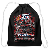 Dylan Turpin | 2025 | Cotton Drawstring Bag - black