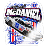 David McDaniel | 2026 | Kiss-Cut Vinyl Decal 2 - white glossy