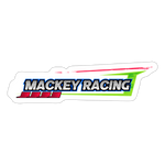 Mackey Racing | 2025 |  Kiss-Cut Vinyl Decal - white matte