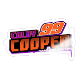 Colby Cooper | 2025 |  Kiss-Cut Vinyl Decal - white glossy