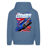 James Embry | Embry Racing | 2026 | Adult Hoodie - denim blue