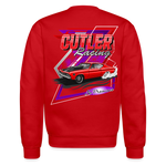 Cutler Racing | 2025 | Adult Crewneck Sweatshirt - red