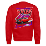 Cutler Racing | 2025 | Adult Crewneck Sweatshirt - red