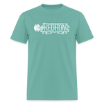 KEDRON | White Logo | Adult T-Shirt - aquatic